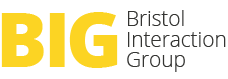 BIG Bristol Interaction Group Sticky Logo