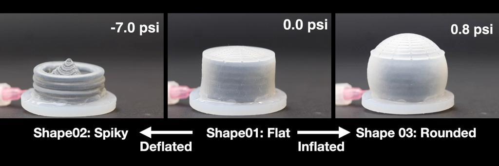 Image for publication triMorph: Bridging Shape-Change and Cross-Sensory Correspondences for Haptic Interaction